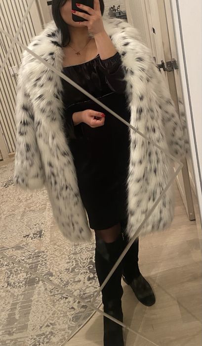 Продам эко шубку Рысь. Почти новое. Одевалось 2раза