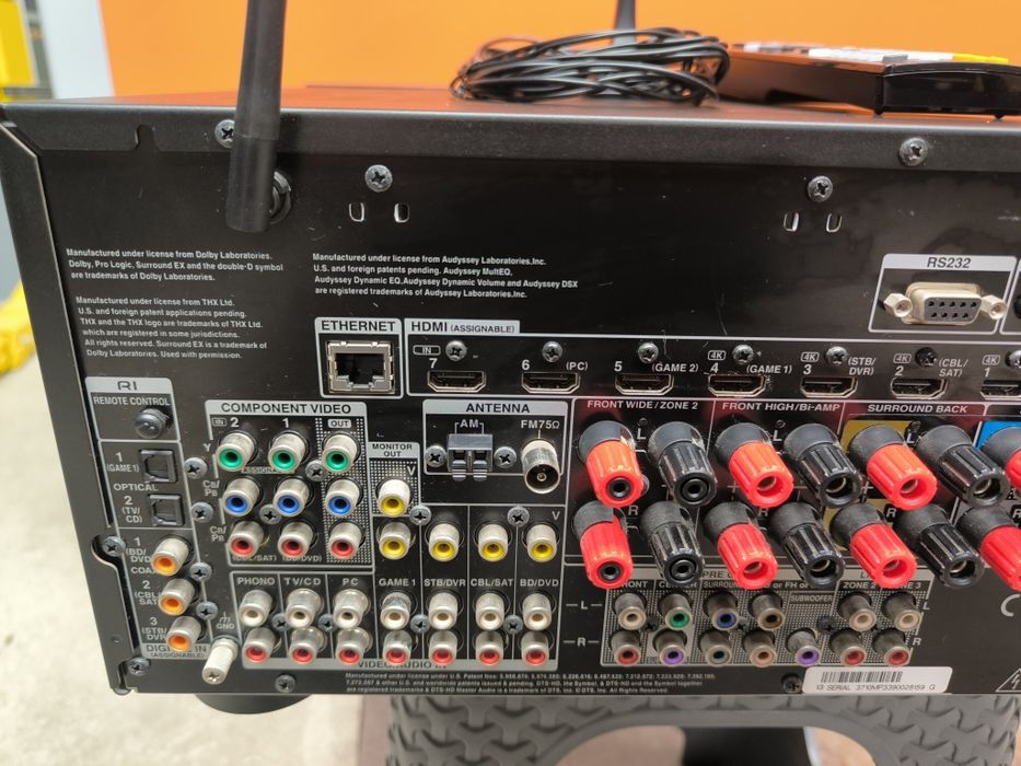 Onkyo tx nr 828 7.2 channel 180watt