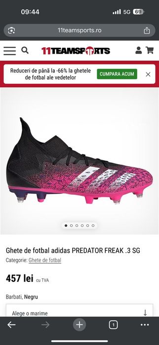 Ghete de fotbal Adidas Predator Feeak 3