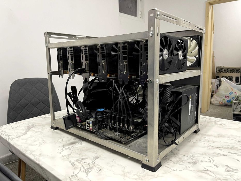 Mining Rig - 6 бр. RX 480 8GB Sapphire Nitro