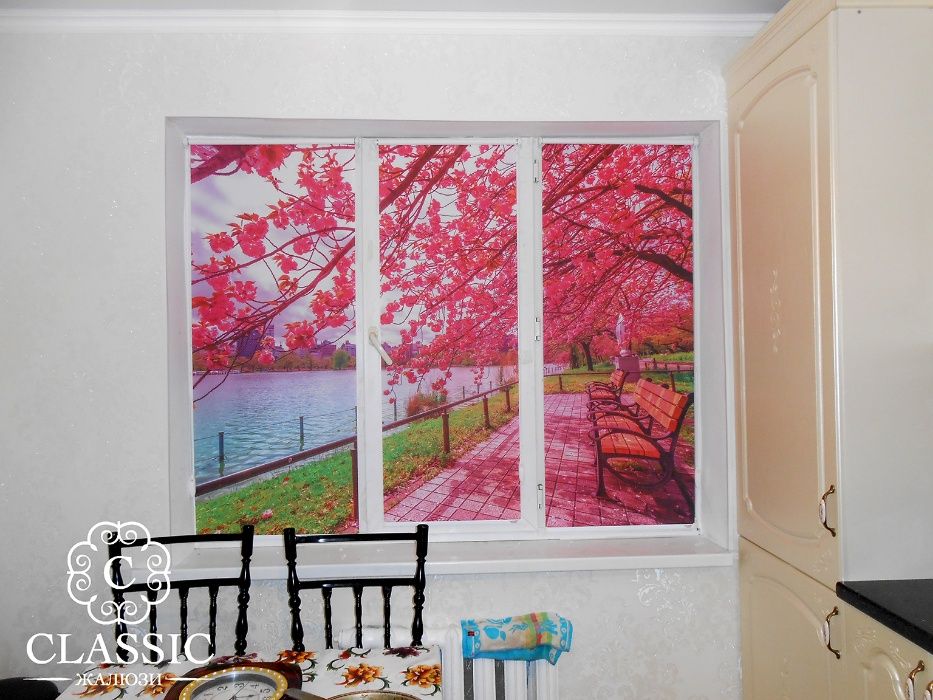 Новинка! Рулонные фотошторы от CLASSIC. Гарантия. СКИДКИ!!!