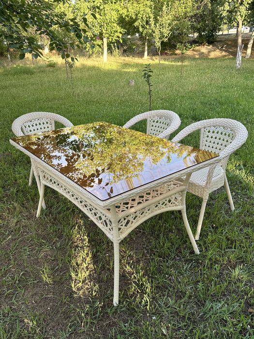 Rattan stol stul 6talik