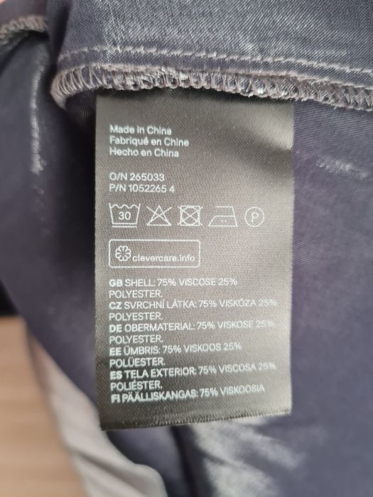 Rochie H&M vara subtire-metalizata