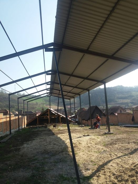 Vand hale metalice si ferme metalice din profile ipe 200 10x20