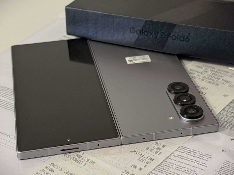 Бартер!Гаранция 24м! Samsung Galaxy Z Fold 6 Silver Shadow (Сив)