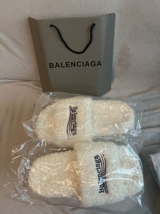 Balenciaga slide creme 43