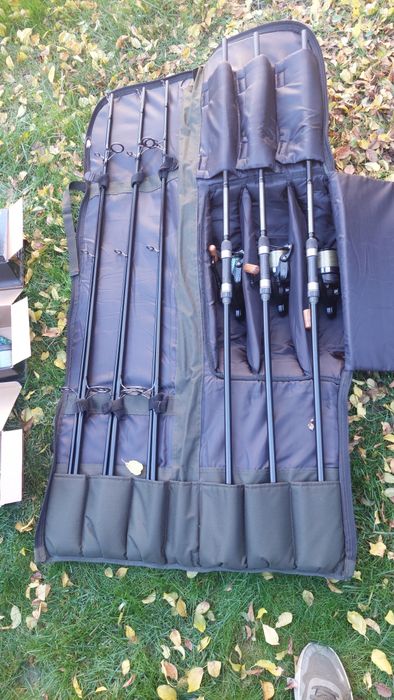 Set crap compact: 3 lansete okuma, 3 mulinete  prologic, husa anaconda