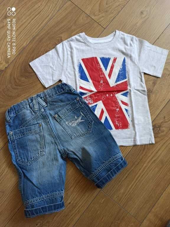 ZARA, H&M къси дънки и тениски за момче