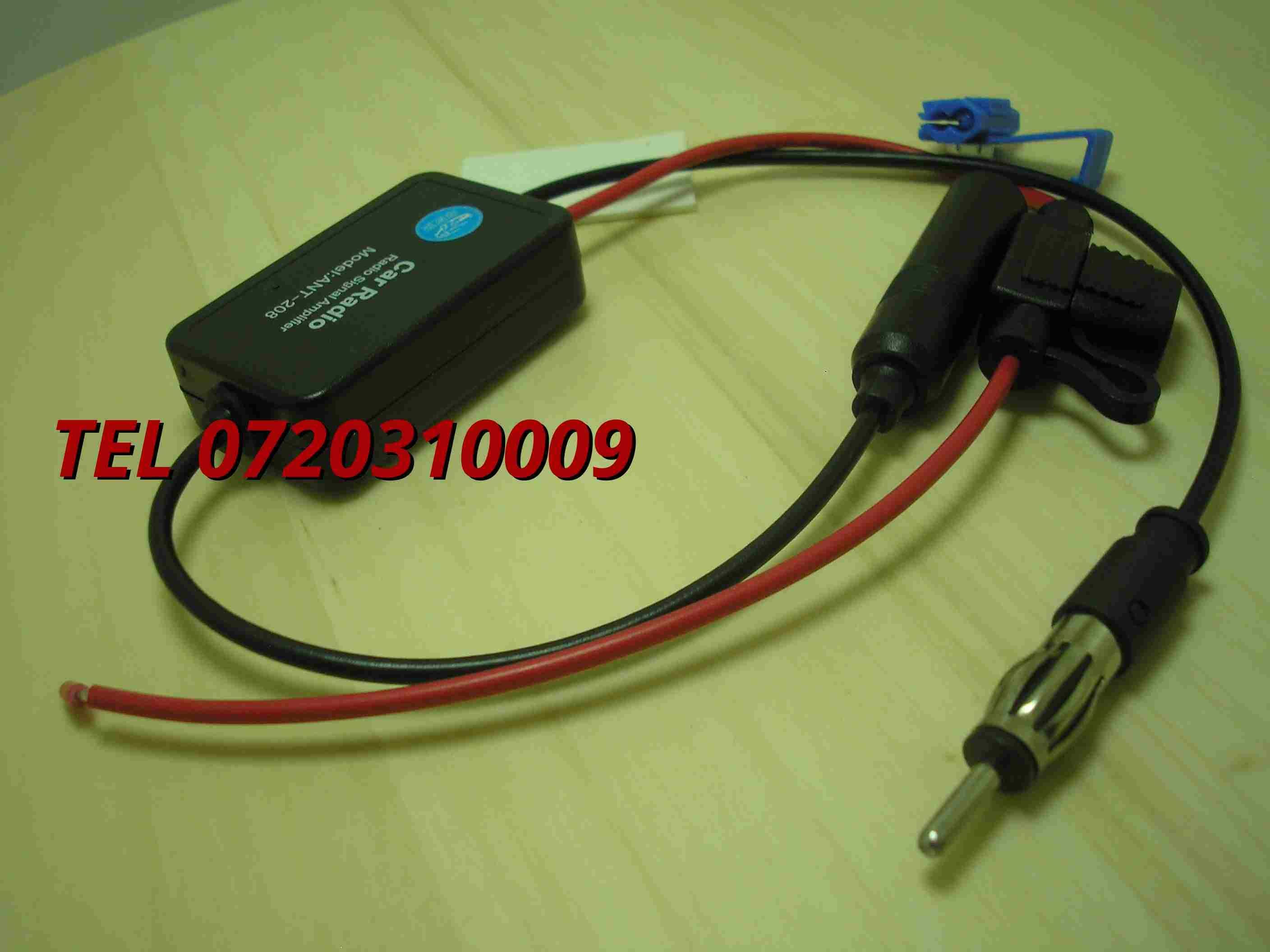 Amplificator Semnal Antena Radio Auto Fm 12v