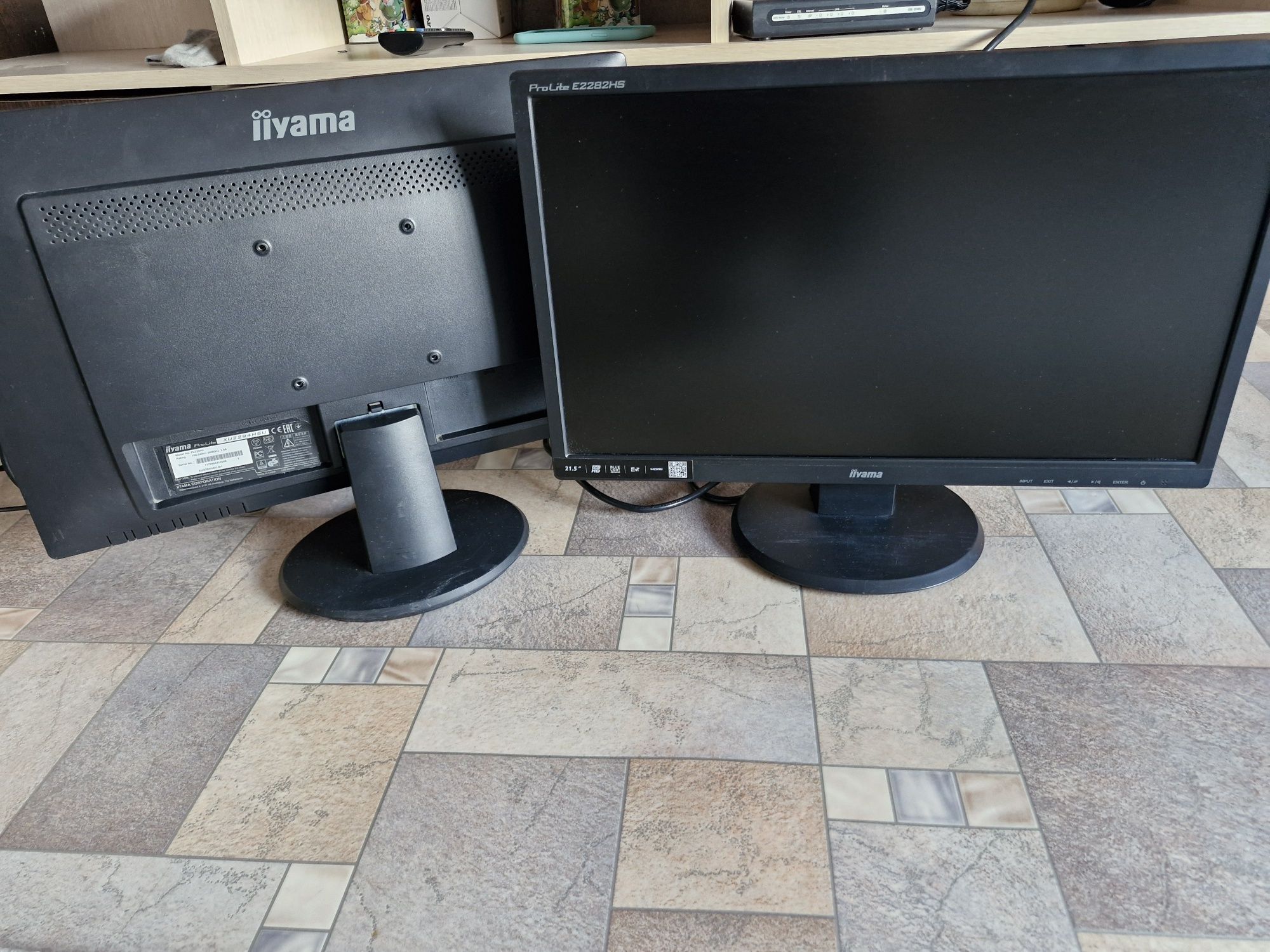 Мониторы liyama 21,5", 60 GHz, hdmi,vga,dvi