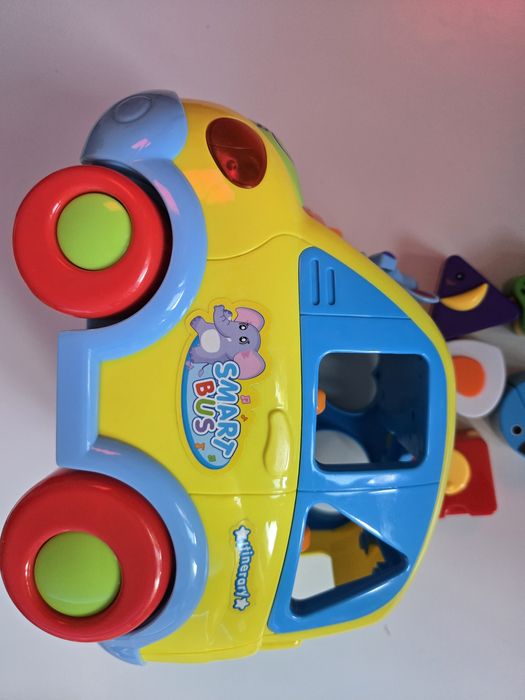 Masinuta jucarie interactiva sortare Mappy copii, bebelusi