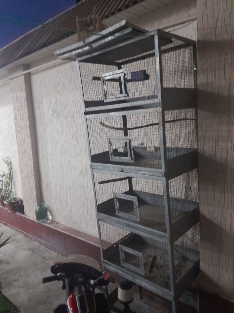 etojerka qafas qushlar uchun