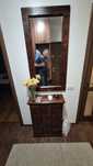 Set mobilier hol (oglinda + corp mobila cu 12 sertare]