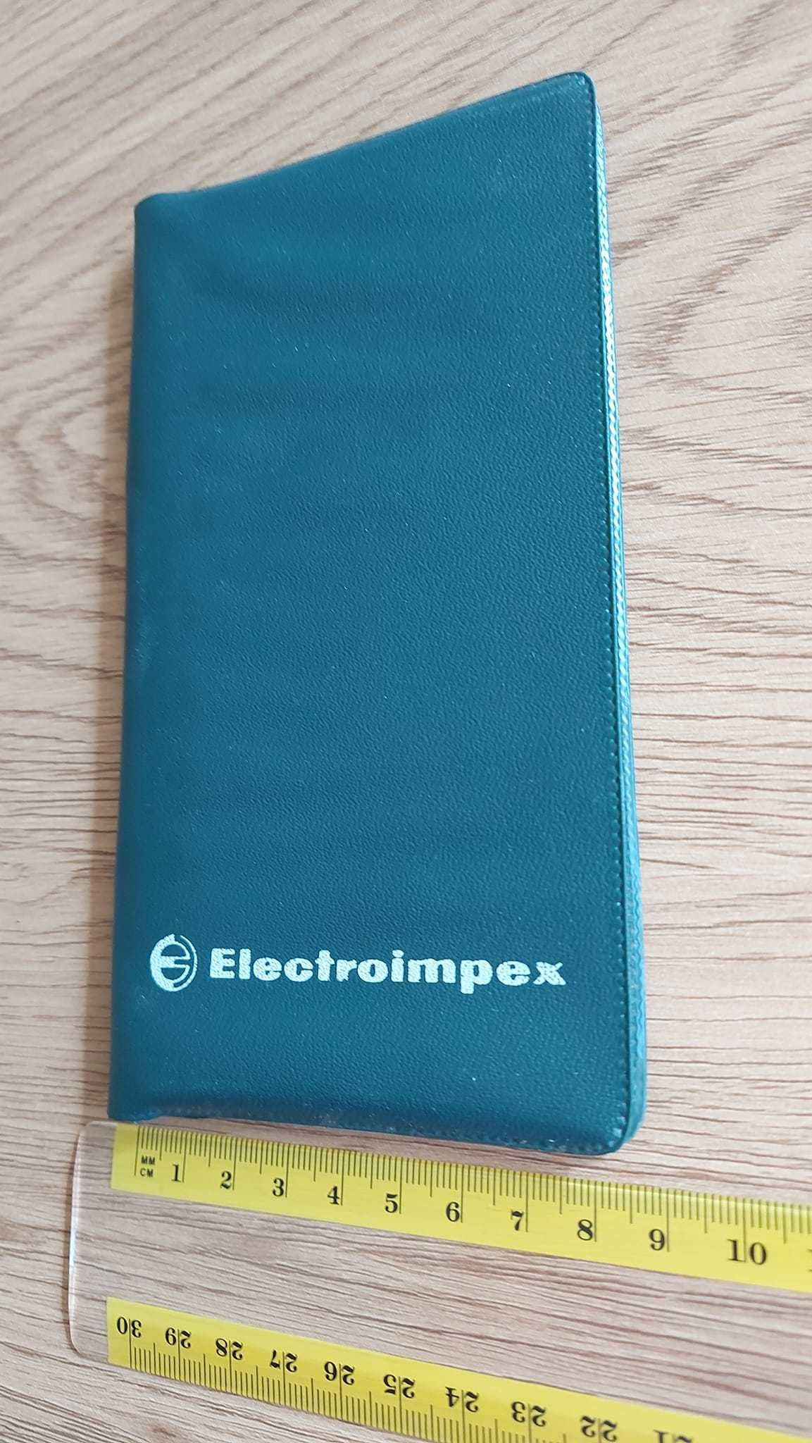 Тефтерче Electroimpex от 1989г. Цена: 10лв.