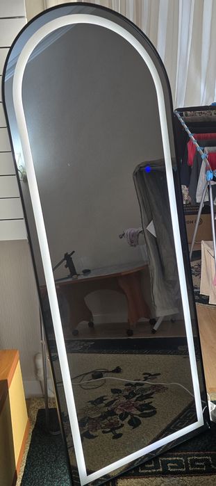 Зеркало напольное, на стенное с подсветкой led