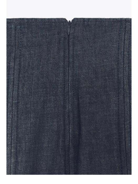 ДЬНКИ ZARA ZW колекция с широки крачоли и висока талия, размер М