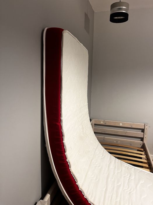 Saltea alba , dimensiune 90x200