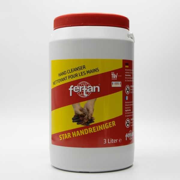 Pasta naturala de curatat maini + dozator suport perete Fertan Star 3l