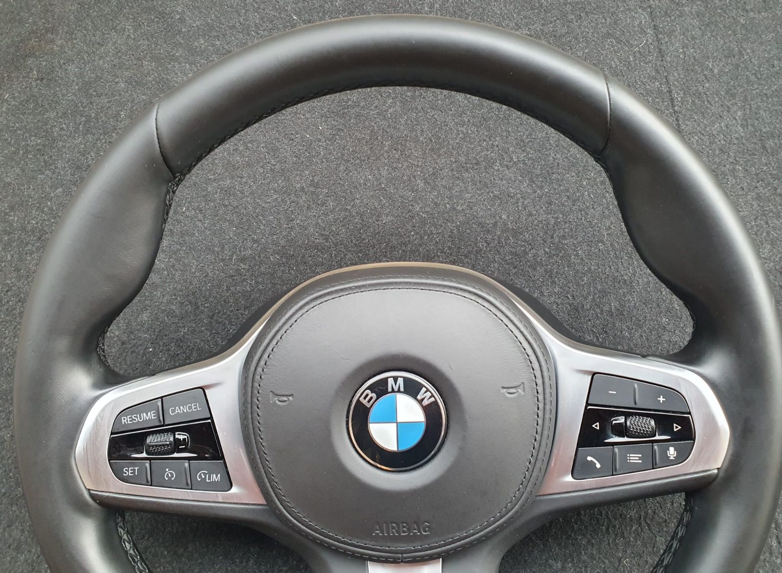 Volan piele M BMW G20 G21 original IMPECABIL complet cu airbag seria 3