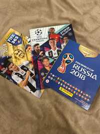 3 журнала panini world cup 2018,ucl 2019,world football 2019