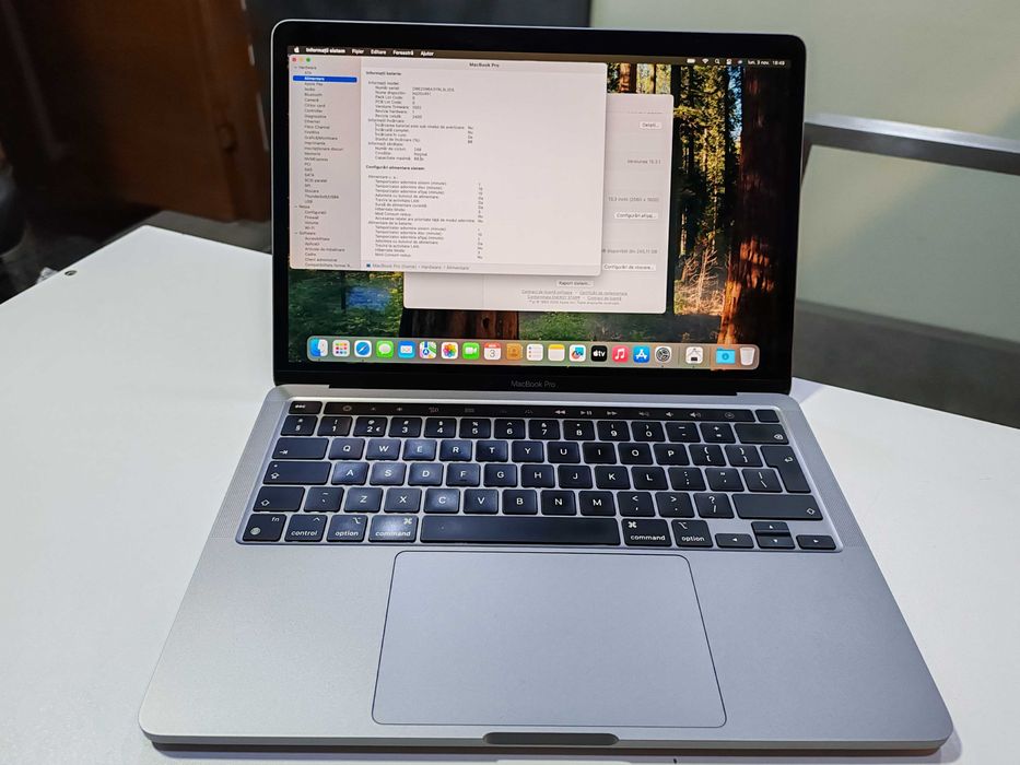 Apple Macbook Pro 13” M1  2020 baterie 88% impecabil Magazin CashGen