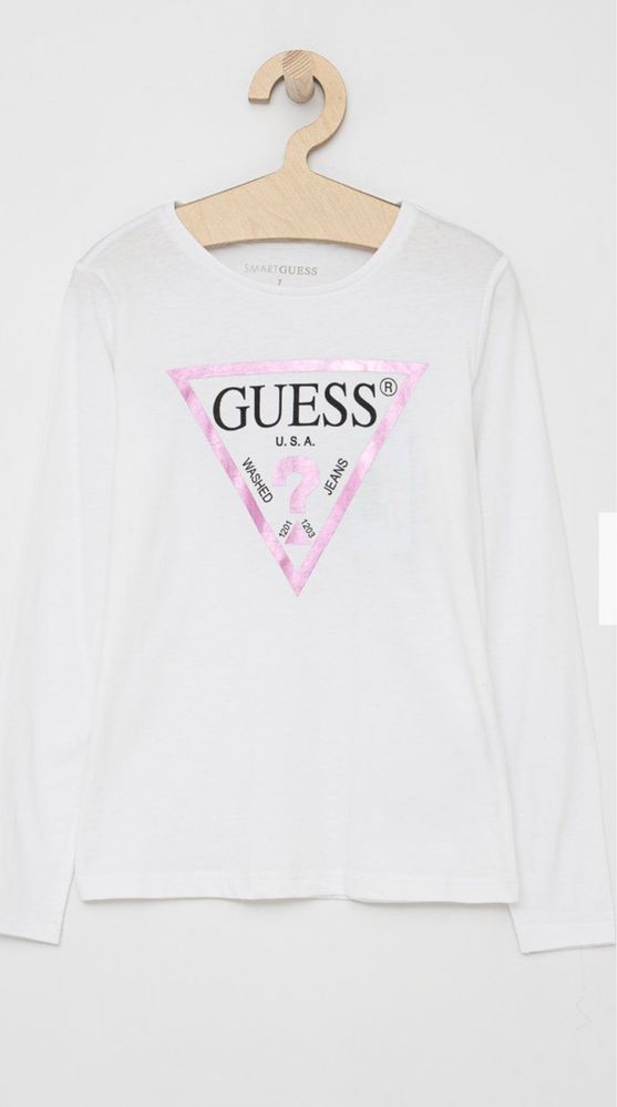 Бяла блуза Guess