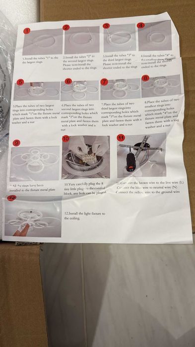 Plafoniera superba noua