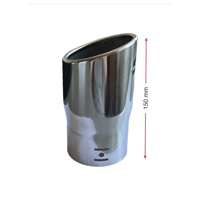 Накрайник ауспух A122 входа-79мм изхода-84мм