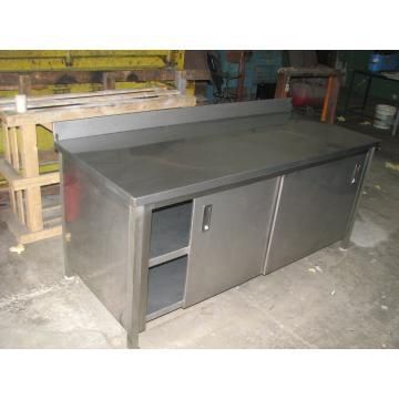 Dulap inox cu usi culisante