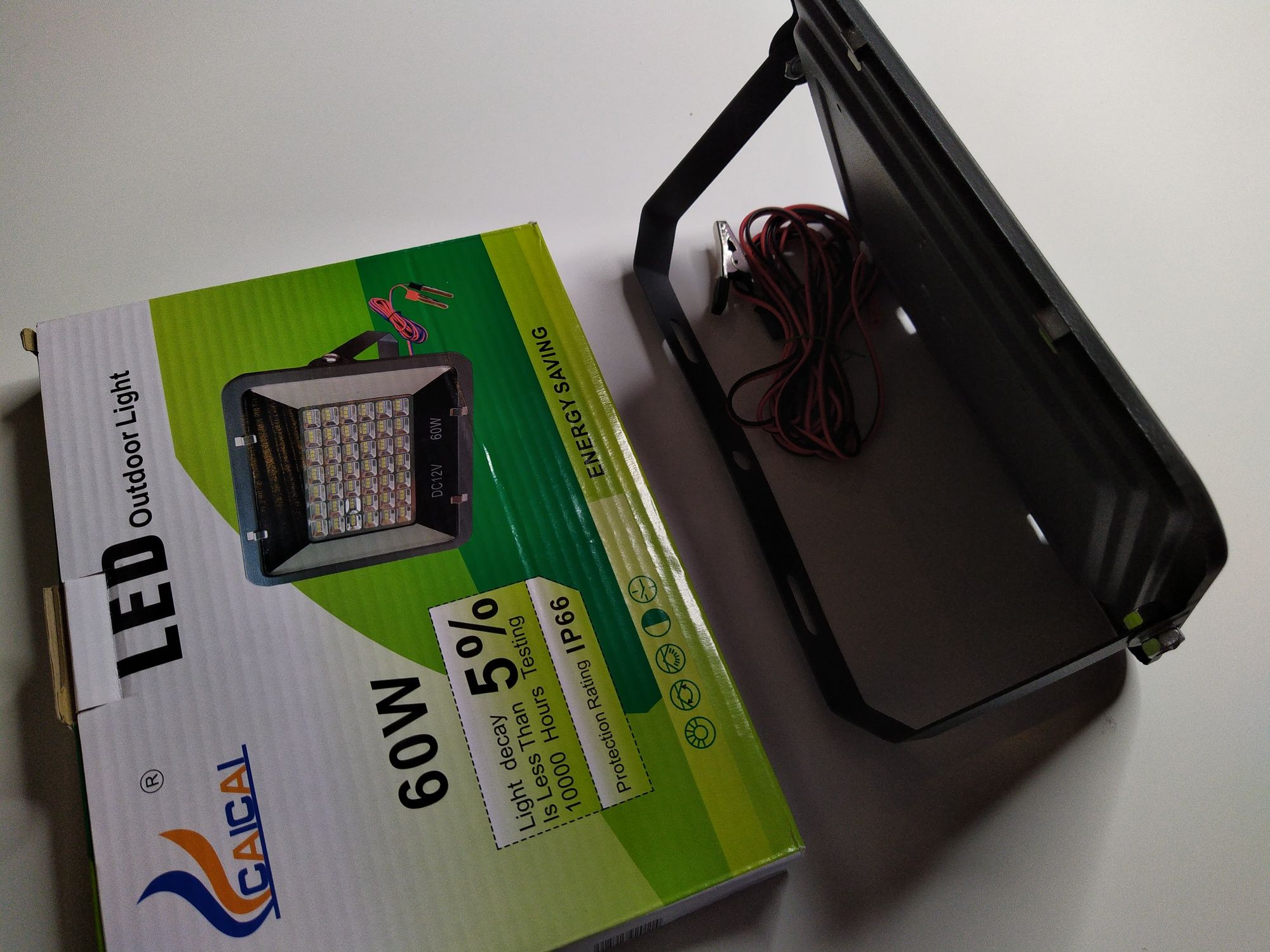 Panou led ultraslim 12v - 60 w , ideala pescuit , camping ip66