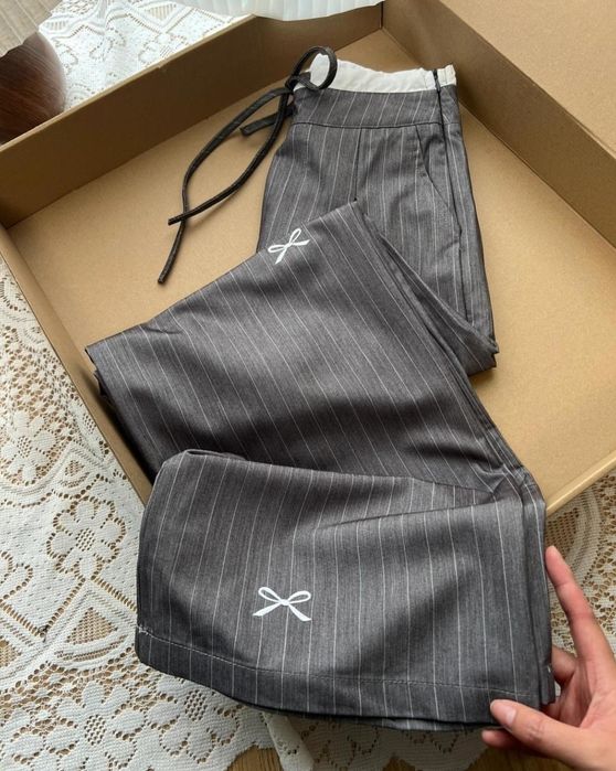 новые женские брюки, цвет темно серый