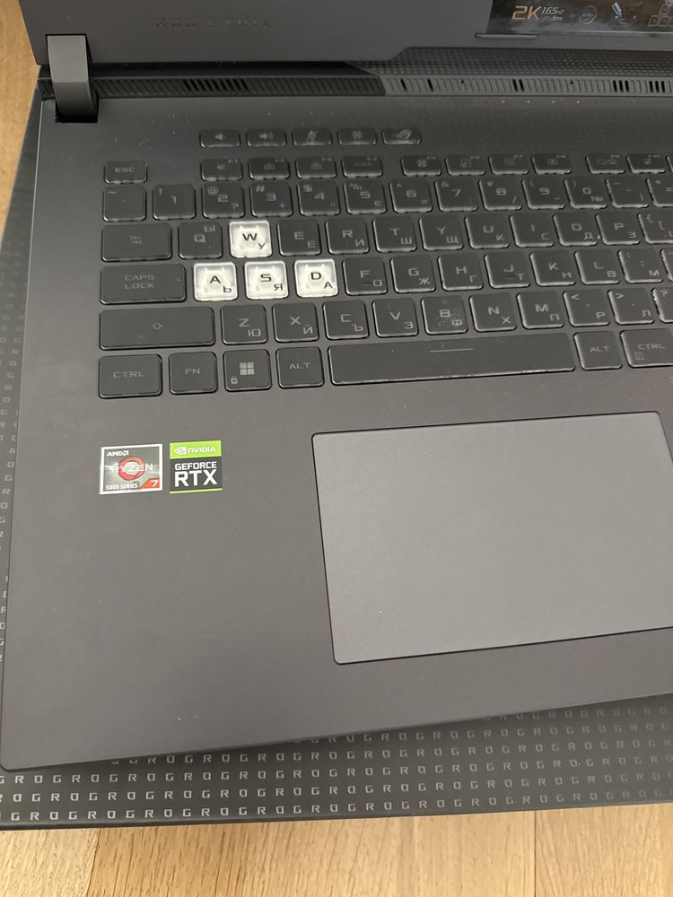 Лаптоп ASUS ROG Strix G17 G713QR-K4017,17.3”,WQHD,AMD Ryzen7