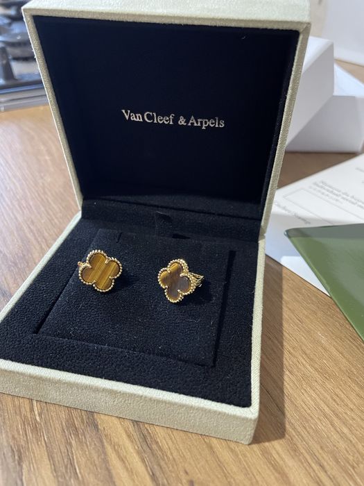 Van Cleef & Arpels - Cercei Gold Honey Brown (aur/maro)