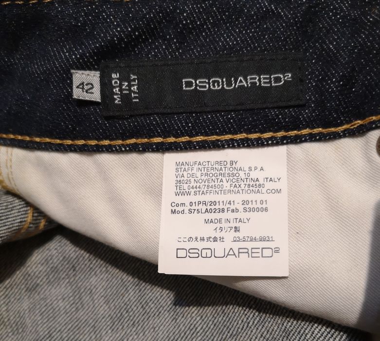 Blugi Dsquared2 Legend Dark Rinsed Jeans, 42, noi