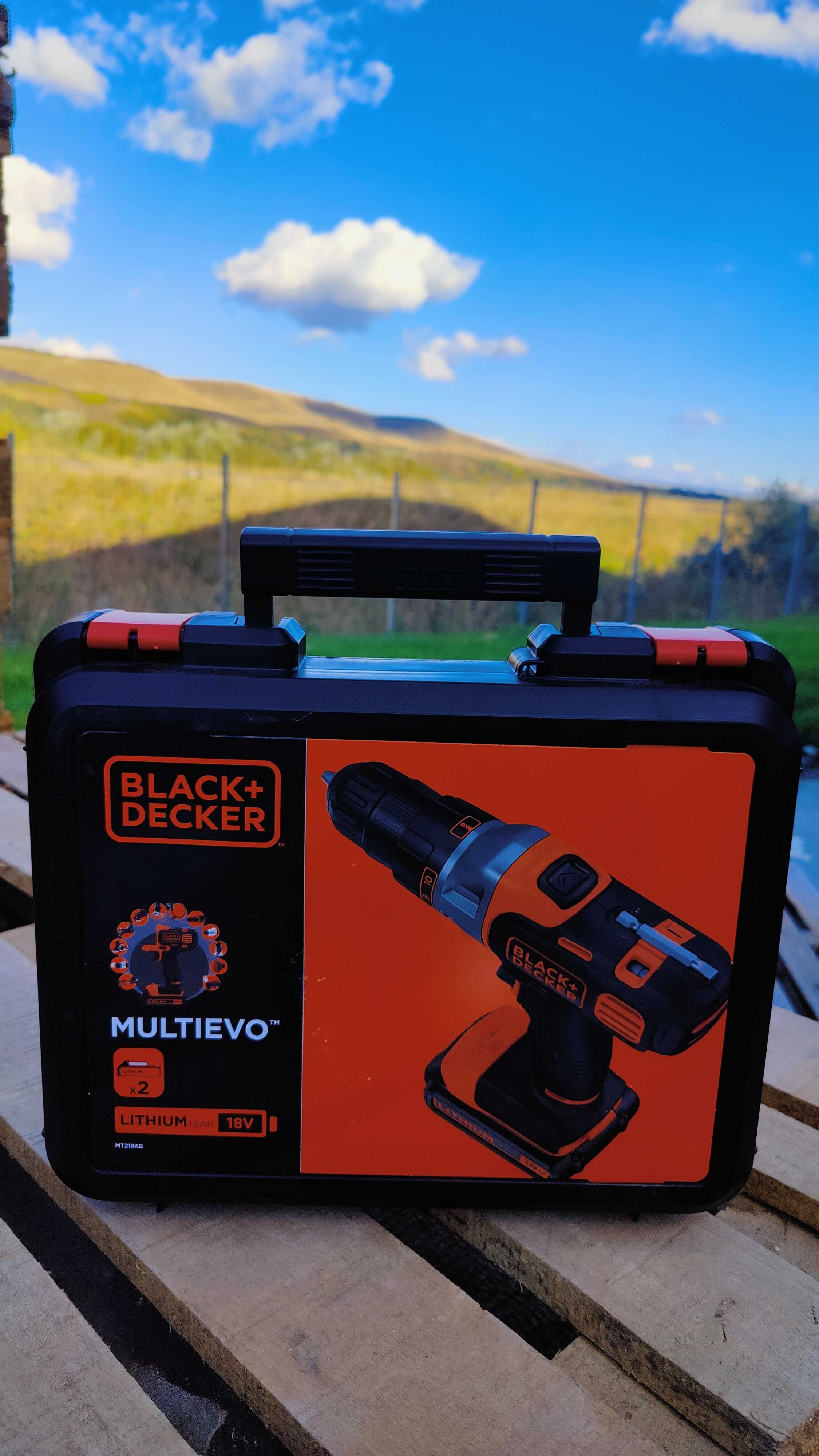 Autofiletanta/Masina de gaurit Black&Decker MT218KB-QW MULTIEVO