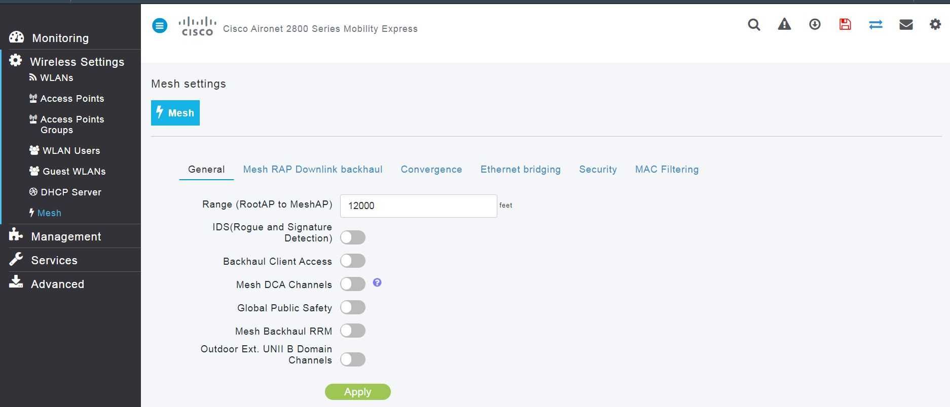 Cisco AIR-AP2802I Mobility Express + AIR-CAP2702I + AIR-CAP3702I