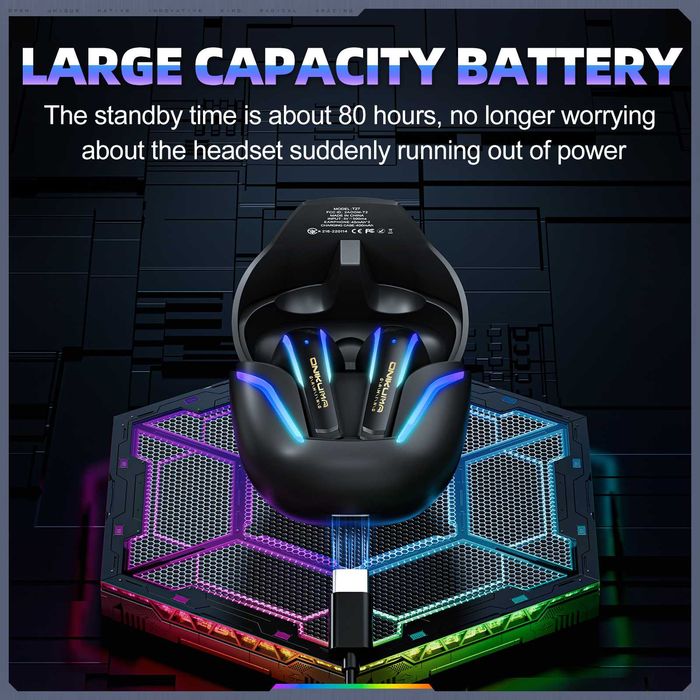 ONIKUMA T27 DUAL-MODE Игровая гарнитура TWS 2.4G