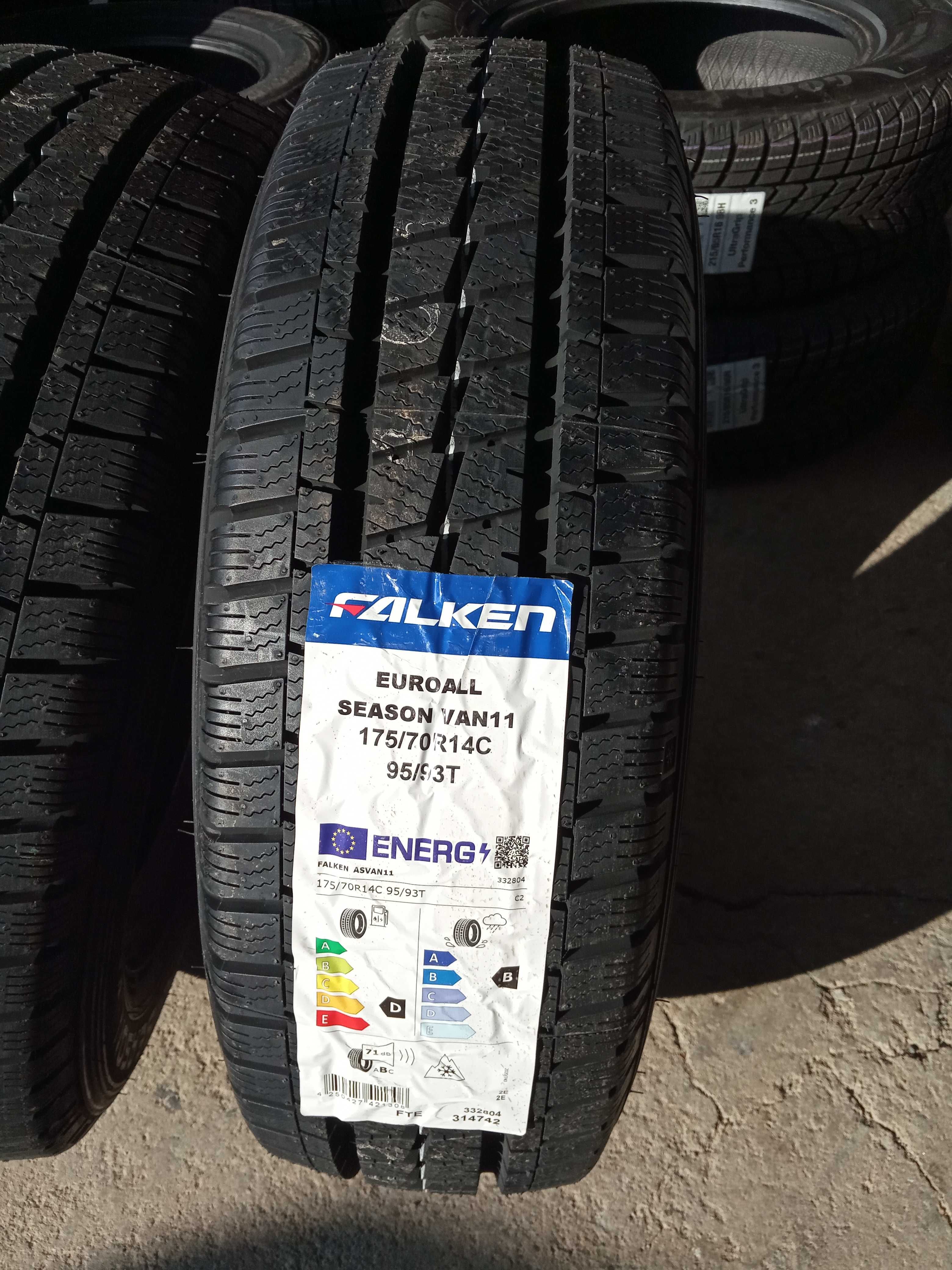 2 Нови товарни всесезонни гуми 175/70R14C Falken AllSeason VAN11 95T