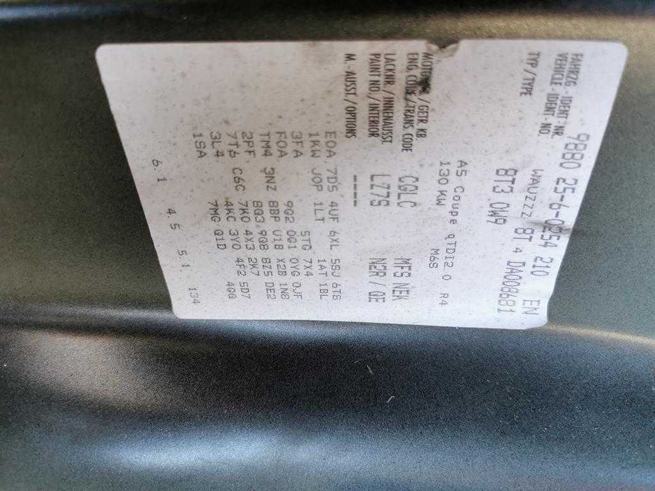 cutie viteze manuala audi a5 a4 b8,5 2013 2.0 cod cutie mfs cutie mfs