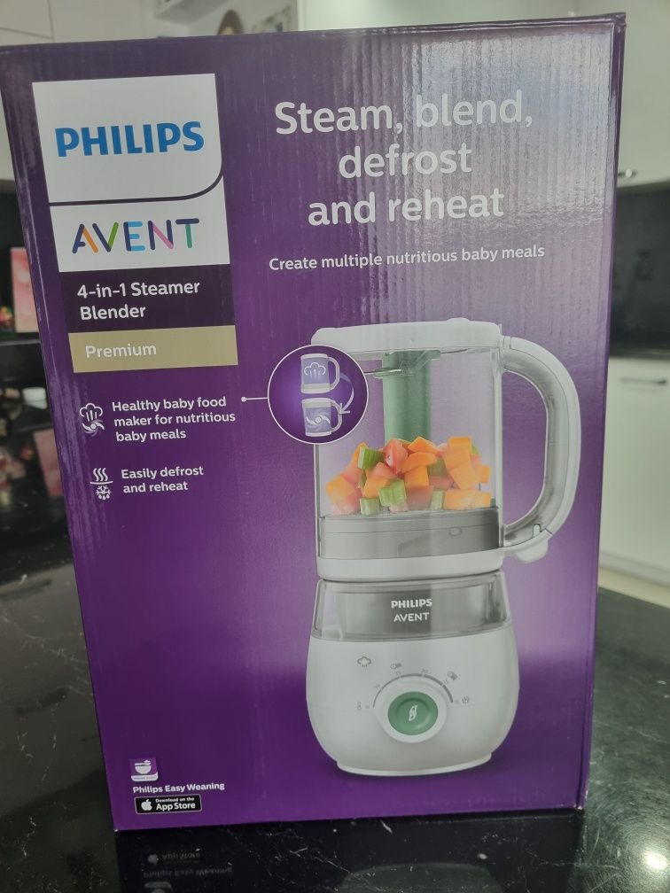 Avent 4v1 . Уред за готвене на пара.