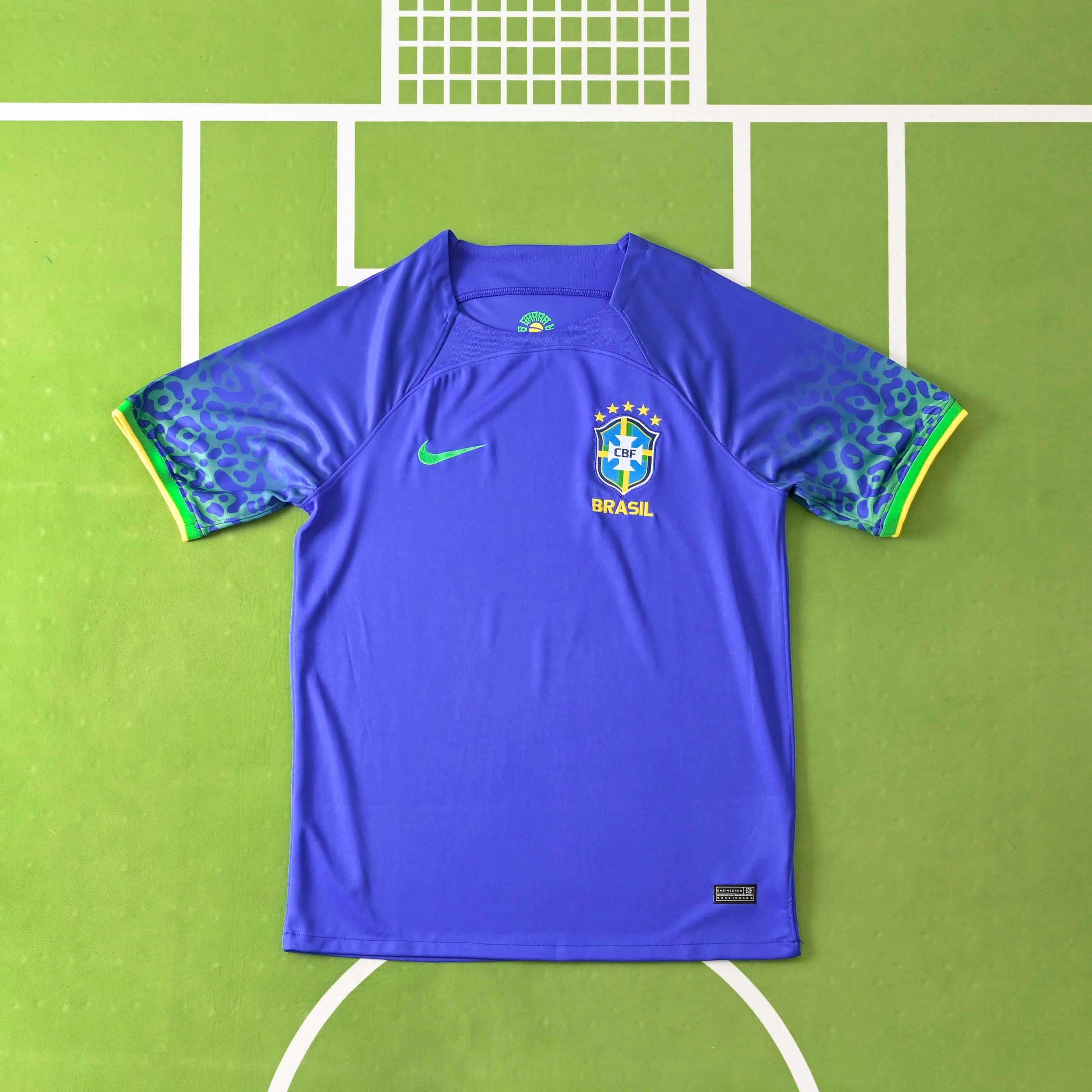 Tricou fotbal Brazilia 22/23 away cupa mondiala