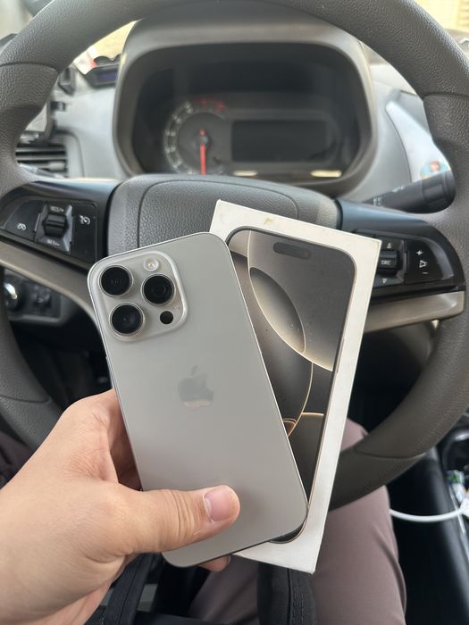 Iphone 16 pro titan 128gb yomkst 100%  112 ssikl