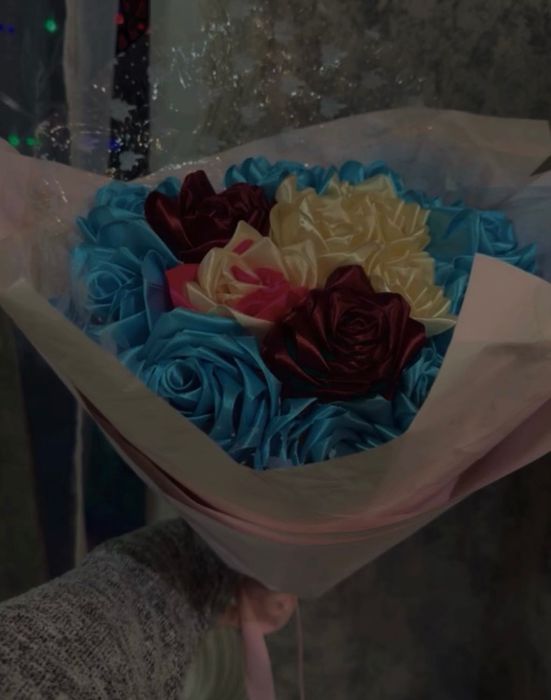 Продам букеты из атласных лент