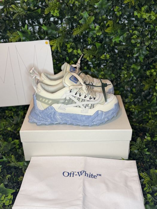 Adidasi/Sneakers off white odsy 1000 white and blue