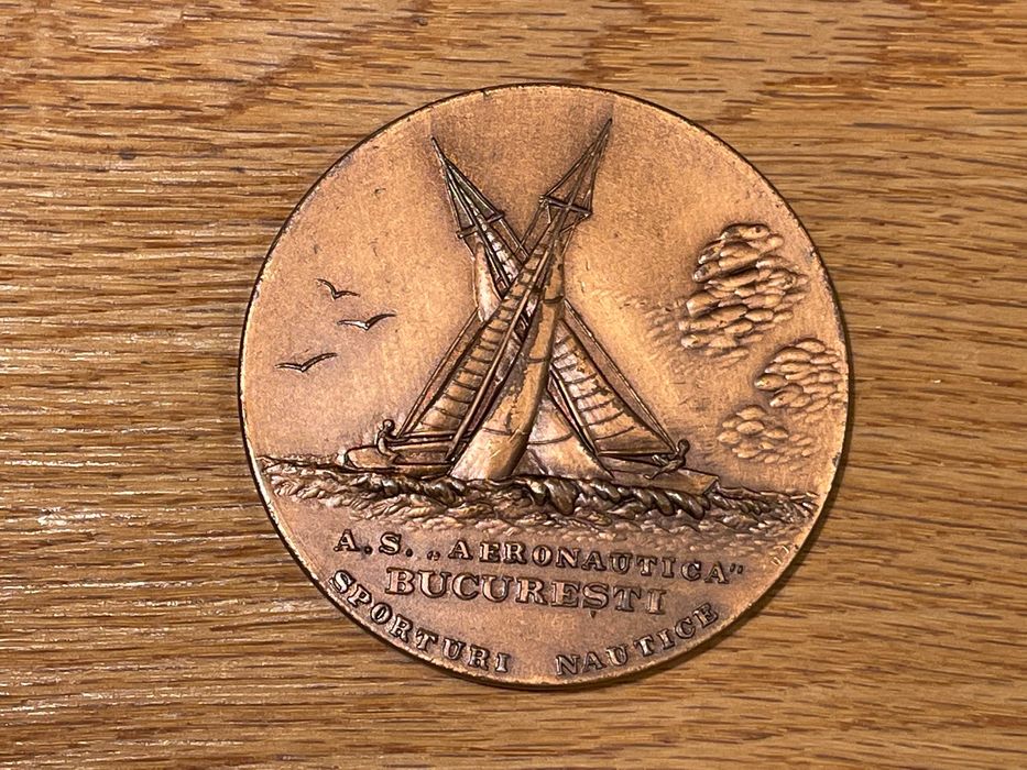 Doua medalii  colectie p A.S. Aeronautica Bucuresti