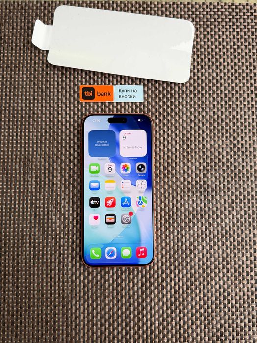 НОВ! 512gb! iphone 17Pro MAX лизинг от 104лв/м Cosmic Orange оранжев