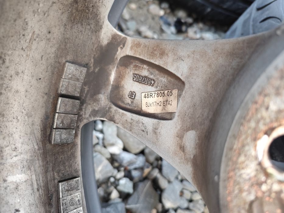 Set jante R17 Ford Mondeo Mk5 focus mk3 5x108. Cu anvelope vara