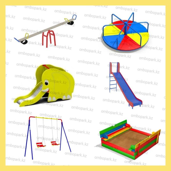 Качели, Горки, Карусели, Балансиры, Песочницы – Уличные Детские