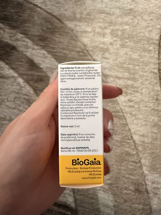 Cutie Protectis Nou - pentru colici