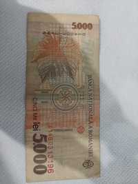 Bancnota de 5000mii lei veche